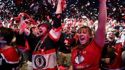 Chicago Blackhawks: Fans gather at Salt Shed to celebrate No. 1 pick