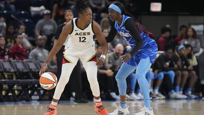 Chicago Sky falls 107-95 to rolling Las Vegas Aces