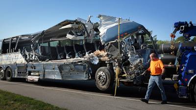 Cause of fatal Greyhound bus crash in Illinois under investigation