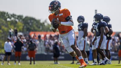 Chicago Bears training camp: Justin Fields’ plea for energy on offense