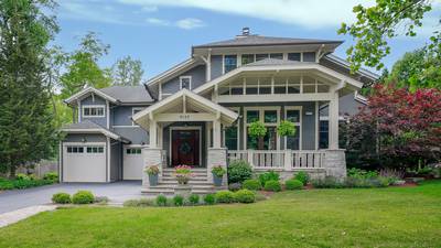 Downers Grove 6-bedroom home with covered front porch: $1.5M